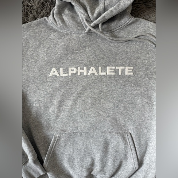 Alphalete Unity Hoodie in Heather Grey Size Men’s Medium - Picture 2 of 7